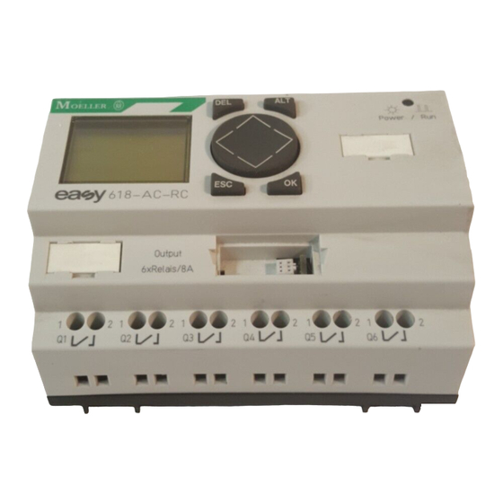 MOELLER EASY 618-AC-RC CONTROL RELAY - Vue 9