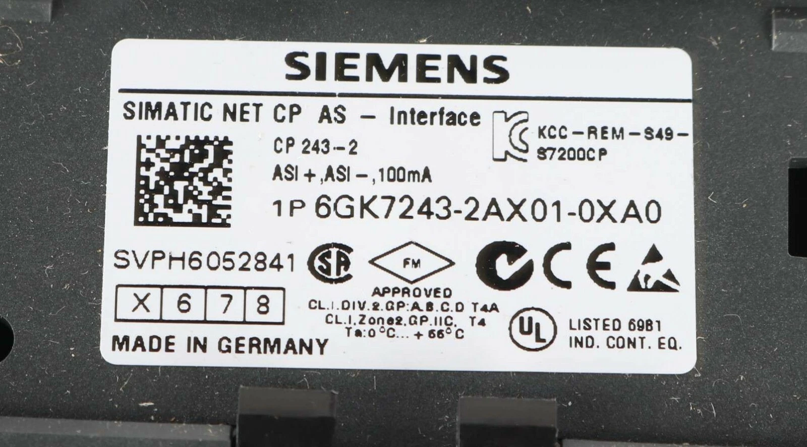 Siemens Communications Processor CP 243-2 6GK7243-2AX01-0XA0
