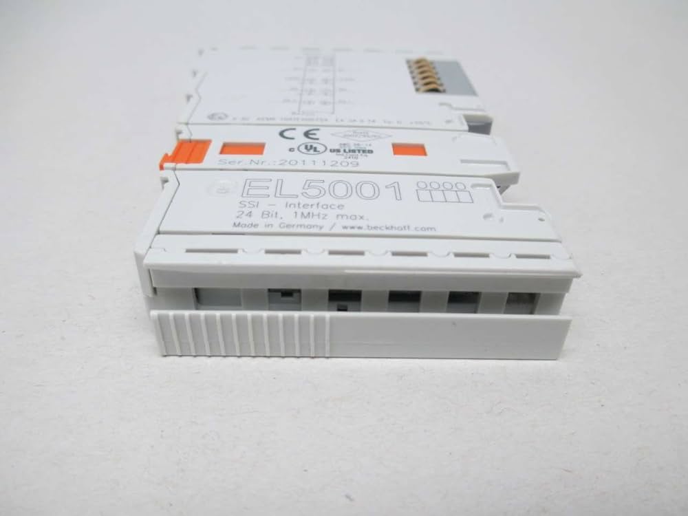 Beckhoff EL5001 EtherCAT Terminal SSI Encoder Interface Module - Vue 2