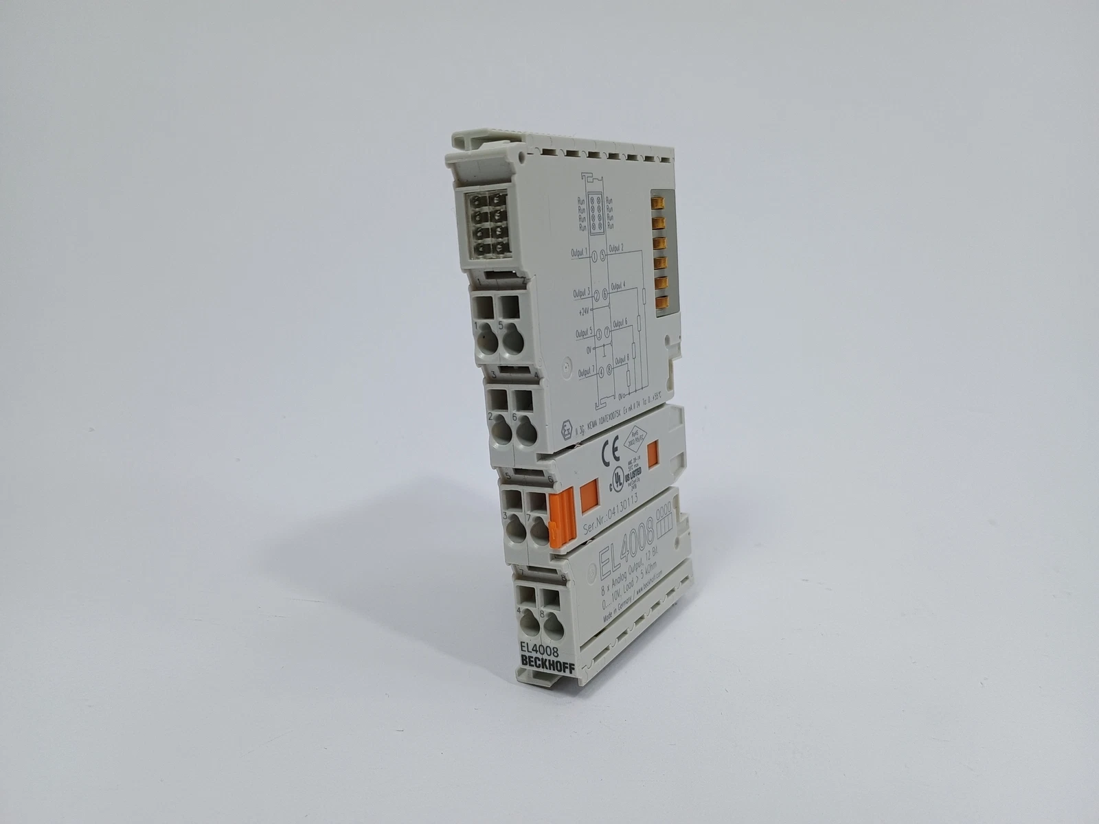 Beckhoff EL4008 EtherCAT Channel Digital Output Terminal Module - Vue 4