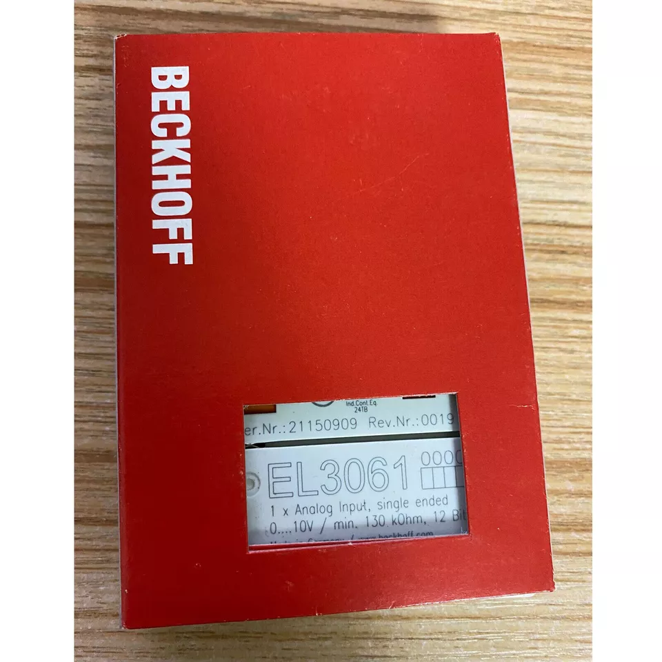 Beckhoff EL3061 EtherCAT Terminal Channel Analog Input - 